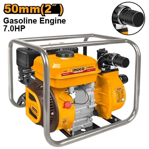 BOMBA DE AGUA A GASOLINA 7HP 2" 550L/MIN INGCO