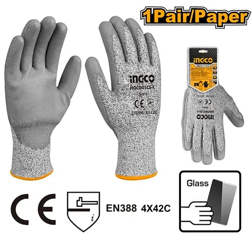GUANTES RESISTENTES A CORTES L INGCO