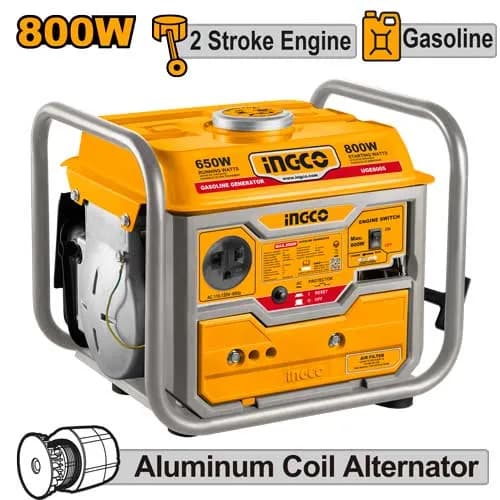 GENERADOR ELECTRICO A GASOLINA 110//120V 3600RPM 8KVA INGCO