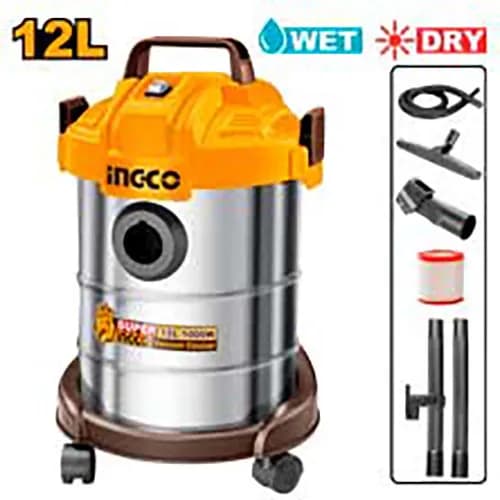 ASPIRADORA 1000W/ 12L INGCO