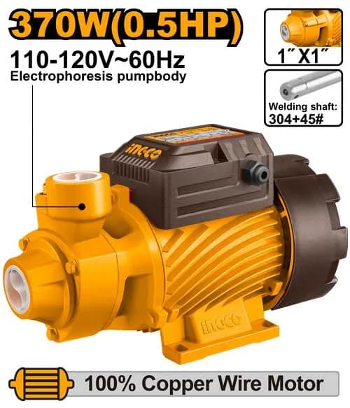 BOMBA DE AGUA PERIFERICA 1/2 HP INGCO.