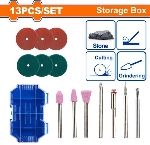 ACCESORIOS MINI TALADRO 13 PIEZAS WADFOW